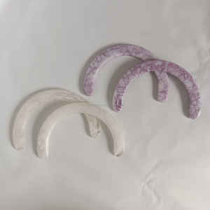 Sangle de sac à main ronde en résine florale de style européen professionnel avec boucle en anneau à poignée en acrylique Cartons d'accessoires de sac à main - Product Image 4