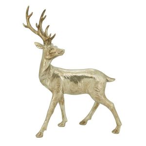 Festive Aluminum Reindeer Table Centerpiece With Handmade Metal Deer Sculpture For Holiday Dining Table Decoration - Product Image 2