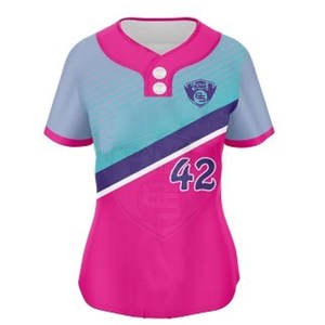 ชุดซอฟต์บอลราคาส่ง ระบายอากาศได้ดี น้ำหนักเบา ออกแบบโลโก้เองได้ตามต้องการ - Product Image 2