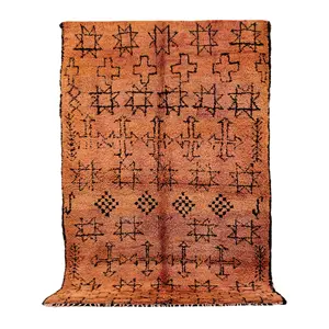 Supplier Rug Floor Living Room Carpet Moroccan Hand Knotted Wool Area Rugs, Moroccan Woolen carpet sale cheap price