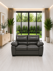 Juego de Sillones de Lujo Emerald 321 CHICAGO Oscar Grey para 321 Personas, Moderno, para Sala de Estar, Apartamento, Hotel, Personalizado, de Cuero PU y Acero Inoxidable - Product Image 3
