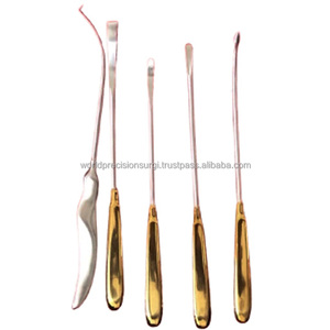 WORLD PRECISION SURGICAL Juego de Instrumentos para Cirugía Endoscópica, Cirugía General, Hospital, Tijeras con Mangos Dorados, Herramientas Quirúrgicas Manuales - Product Image 3