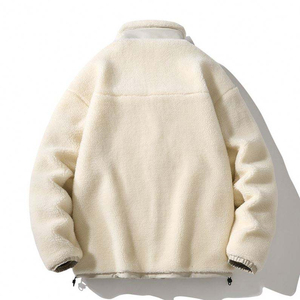 Veste polaire haut de gamme pour homme, vêtement d'extérieur chaud pour l'hiver, polaire doux, fermeture éclair intégrale, manches longues, veste décontractée pour la randonnée en plein air - Product Image 3