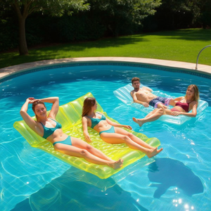 Colchón Transparente para Hamaca de 89x173cm, Flotador Inflable para 3 Personas - Product Image 3