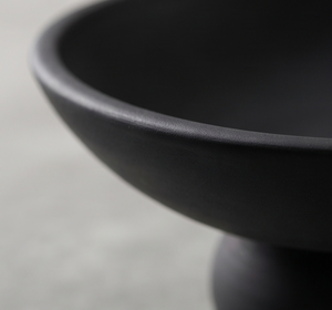 Bol décoratif moderne en métal noir texturé, article de vaisselle pour cuisine et salle à manger, lot en vrac en stock - Product Image 4