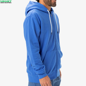 Sweat à capuche zippé décontracté pour homme, coupe ample, couleur pastel, tissu épais et doux, idéal pour le sport quotidien et les activités de plein air - Product Image 3