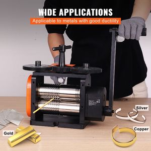 Nuova Laminatrice per Gioielli da 2,24 pollici/57 mm, Rapporto di Trasmissione 1:2, Multifunzione 3:1, Utensile di Pressione da 0,55 mm - Product Image 6
