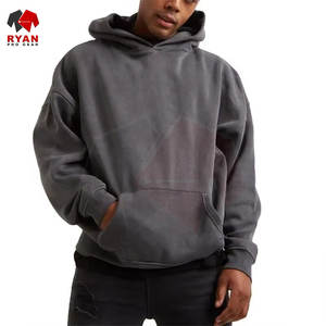 Sudadera con capucha para hombre, diseño liso, tela cómoda, ropa informal y deportiva, transpirable - Product Image 3