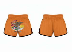 Shorts de Muay Thai légers 100% polyester pour hommes, entraînement, combat, logo brodé personnalisé, shorts d'arts martiaux - Product Image 4