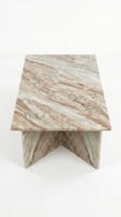 Table de salle à manger rectangulaire en marbre durable Hayat Group pour 4 personnes - Meubles de salle à manger modernes