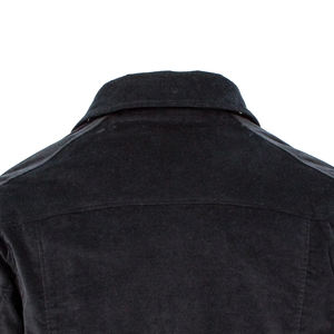 Abrigo de Terciopelo para Hombre de Primera Calidad, con Cuello Alto y Logotipo Frontal, Diseño Personalizado, Estilo Urbano - Product Image 5