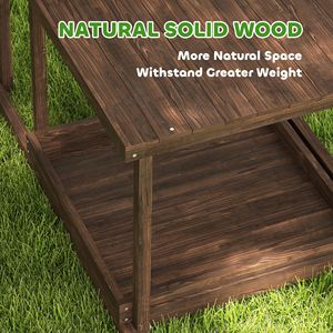 Set di Attività per Polli in Legno, Gabbia per Animali con Posatoio, Altalena, Scala, Piattaforme e Mangiatoia con Vano Portaoggetti - Product Image 5