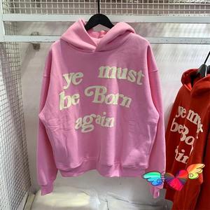 Vithas Industry Wholesale High Quality 100% Cotton Badge Front Logo <b>Men</b> Women Summer Hoodie Oversize Fit <b>Pullovers</b> - Product Image 3