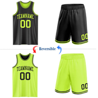 Uniforme de Baloncesto Reversible Personalizado para Equipo, Ropa Deportiva, 100% Poliéster, Malla, Sin Mangas, Unisex