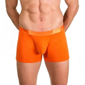 Custom Logo <b>Men</b> Boxer Briefs Cotton Spandex Underwear OEM Wholesale Breathable Soft Stretch <b>Trunks</b> Athletic Gym Inner wear - Product Image 6