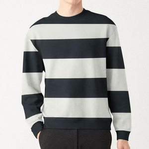 Sweat-shirts pour hommes en coton 100% - Col rond - Impression numérique - Teinture unie - Haute qualité - Prix bas - Avec OEM ODM - Product Image 2