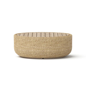 Juego de Mesa de Centro y Sofá de Teca Sólida de Lujo para Exteriores, Resistente a la Intemperie, para Jardín, Villa, Resort, Hotel - Pedro - Product Image 6