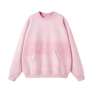 Sudadera Unisex Extra Grande con Cuello Redondo, Color Sólido, con Bolsillo, Tejida, Informal, para Otoño - Product Image 6