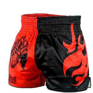 กางเกงขาสั้นต่อยมวยสำหรับผู้ชายผู้หญิง,กางเกงมวยกางเกงขาสั้นปักลาย MMA กางเกงขาสั้นมวยไทย - Product Image 1