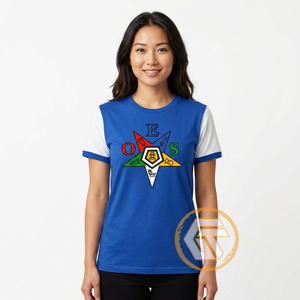 เสื้อยืดลำลองผู้หญิงคอวี แขนสั้น ผ้าเจอร์ซีย์ฝ้าย 100% ระบายอากาศได้ดี เป็นมิตรกับสิ่งแวดล้อม ขายส่ง Eastern Star - Product Image 1