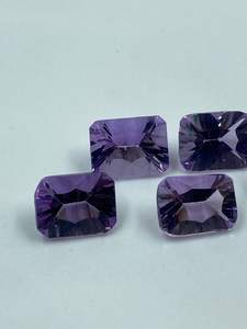 Piedra Preciosa de Amatista Natural, Corte Baguette Suelto, Alta Calidad, 8.69 Quilates, 7x9MM, Forma Rectangular para Joyería - Product Image 2