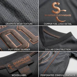เสื้อฟุตบอลสั่งทำพิเศษ งานซับลิเมชั่นและปักลาย พร้อมแถบแถบข้าง คอวี แขนสั้น ผ้าโพลีเอสเตอร์ 100% เสื้อกีฬา - Product Image 4