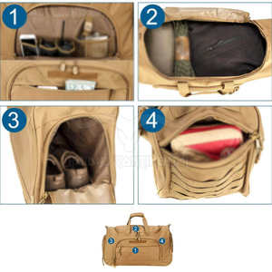 Bolsa de Gimnasio Plegable, Transpirable, Ligera, de Material Oxford, Impermeable, con Cierre de Cremallera, Cómoda, para Viajes y Fitness - Product Image 4