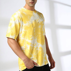 Meilleur prix en ligne T-shirt col rond de haute qualité pour le fitness et la course décontractée 100% coton uni design personnalisé motif surdimensionné - Product Image 2