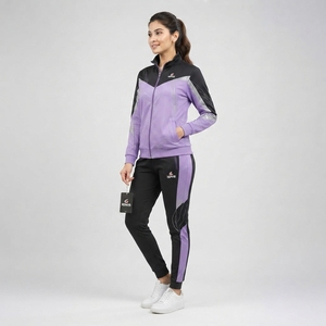 <b>Women</b> Tracksuit Premium Activewear Set Breathable Stretch Fabric Jacket And Pants Built For Fitness Training Walking And <b>Leisure</b> - Product Image 2