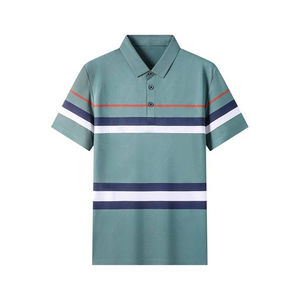 Vente en gros de polos 100% polyester personnalisables, t-shirts pour hommes, polos de golf brodés sur mesure, polos en polyester pour hommes - Product Image 5