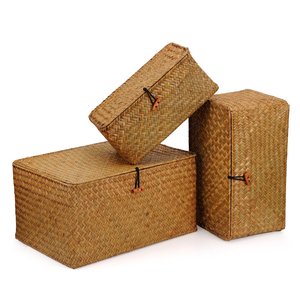 Boîtes cadeaux en jonc de mer au design unique, qualité supérieure, boîte en raphia, meilleures remises, prix bas, vente en gros directe - Product Image 2