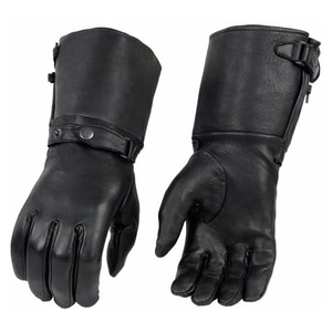 Samroz Sports <b>Men's</b> Black Genuine Leather Touchscreen Outdoor Lightweight <b>Gloves</b> - Product Image 1
