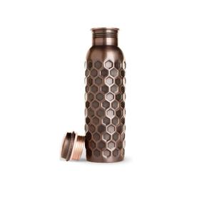 Botella de Agua de Cobre Puro de 34 oz – Jarra Ayurvédica a Prueba de Fugas para Beber, Hecha a Mano para Yoga, Oficina, Viajes y Deportes - Product Image 2
