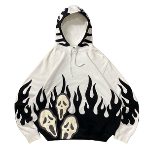 Sudadera con Capucha Spider de Alta Calidad, 420 g/m², Estampado Puff, para Hombre, 100% Algodón, Ropa Deportiva Personalizada, Estilo Urbano - Product Image 2