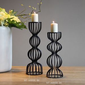 New Accent Candle Holder <b>Black</b> Matte Pillar Design Wholesale Customizable Logo Useful for Wedding Dinner Table for Home - Product Image 6