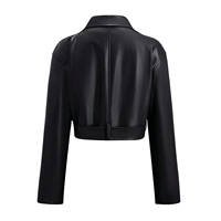 Veste de motard en cuir véritable, sur mesure, OEM, vente en gros, pour femmes, avec logo frontal imperméable et enduit