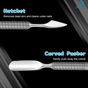 Stainless Steel Cuticle Pusher <b>Tools</b> Spoon Nail Cleaner Cuticles Remover Cuticles Trimmer Nails Cleaner Dual Sided Manicure <b>Tool</b> - Product Image 3