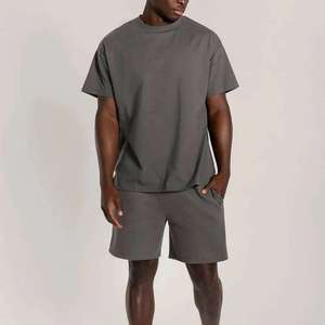 Ensemble de survêtement unisexe personnalisé 2 pièces en coton respirant pour l'été – Sweat à capuche et short imprimés avec logo pour hommes et femmes, grandes tailles - Product Image 6