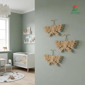 Decoración de Pared de Mariposa de Ratán Nhat Minh, Arte Colgante Hecho a Mano con Diseño Bohemio de Vida Silvestre - Product Image 3
