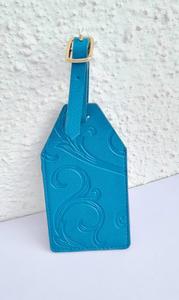 Etiqueta de equipaje de cuero PU con solapa de privacidad Identificadores de viaje fáciles para hombres y mujeres - Product Image 3