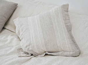 Funda de Almohada de Lino Personalizada, Simple, Natural, para Sofá, Sala de Estar - Product Image 2
