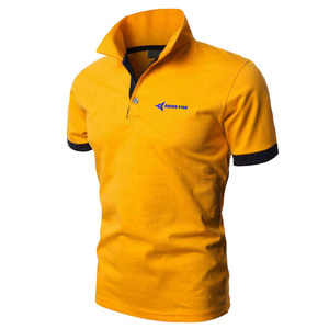 Daizen Star Men's Short Sleeve for Shirt Striped Embroidered Logo 100% Cotton Oxford Fabric Compressed Casual Wear - Product Image 1