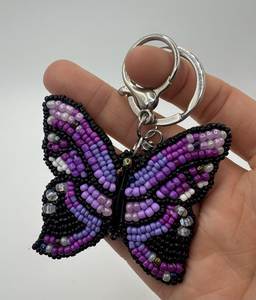 Handmade Eco-Friendly Beaded <b>Keychain</b> with Classic Style-Customizable Shape for Women Girls & Teens Occasions - Product Image 4