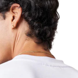 Camiseta de Algodón Oversize para Hombre, con Logotipo Minimalista en el Pecho, Estilo Urbano, Manga Corta, Casual, a la Moda, Fabricante OEM con Impresión Personalizada - Product Image 4