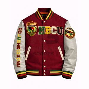Chaqueta ligera para hombre estilo HBCU, cómoda y personalizada, chaqueta universitaria, chaqueta de colegio, chaqueta varsity hecha a medida. - Product Image 1