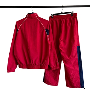 Quality Waterproof Windproof Eco-Friendly 100% Nylon Lightweight <b>Winter</b> Training Hooded Drawstring Closure Side Tracksuit - Product Image 3