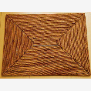 Manteles individuales de ratán bohemios rectangulares tejidos de alta calidad, Decoración de mesa de mimbre ecológica y vajilla al por mayor de Vietnam - Product Image 4