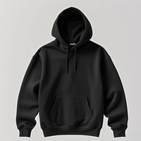 Sweat à capuche ample doublé rouge feu 100% coton hiver écologique anti-boulochage pour le sport automobile