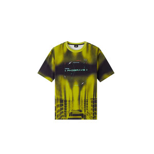 เสื้อยืดสตรีทแวร์ผู้ชายทรงโอเวอร์ไซส์ ไหล่ตก ลายกราฟิกแนวอนาคต เสื้อยืดสตรีทแวร์ไซเบอร์พังก์ พิมพ์ลายตามสั่ง - Product Image 6