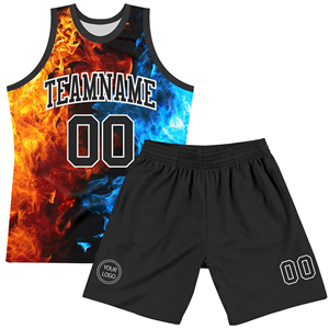Uniforme de basket-ball personnalisé, maillot et short de basket-ball respirants et à séchage rapide, prix d'usine OEM ODM - Product Image 1